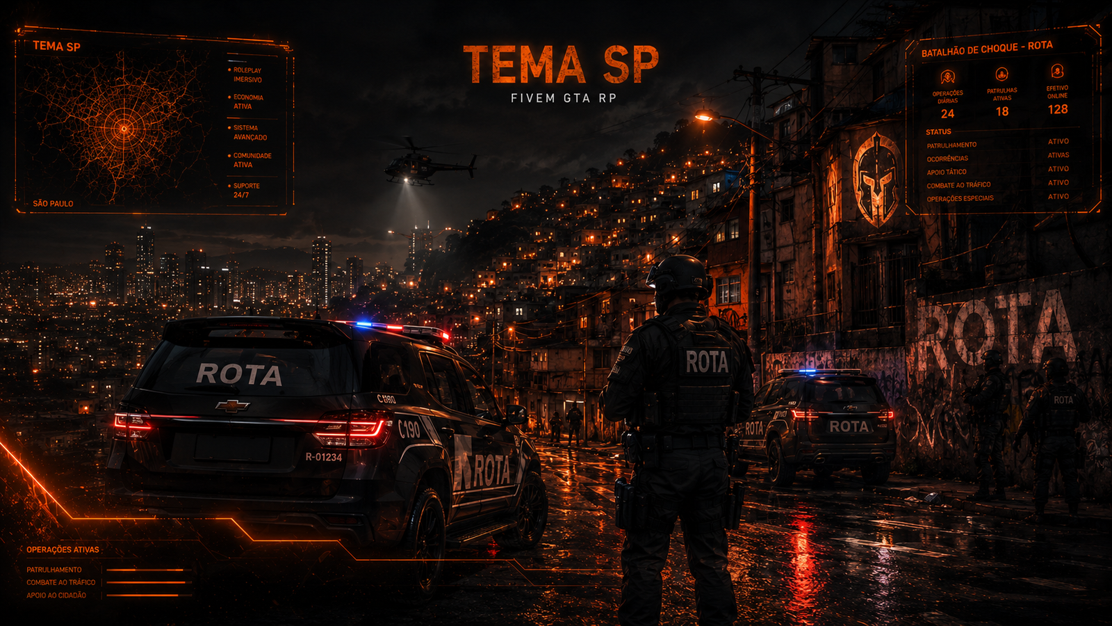 Banner Tema SP para base FiveM GTA RP
